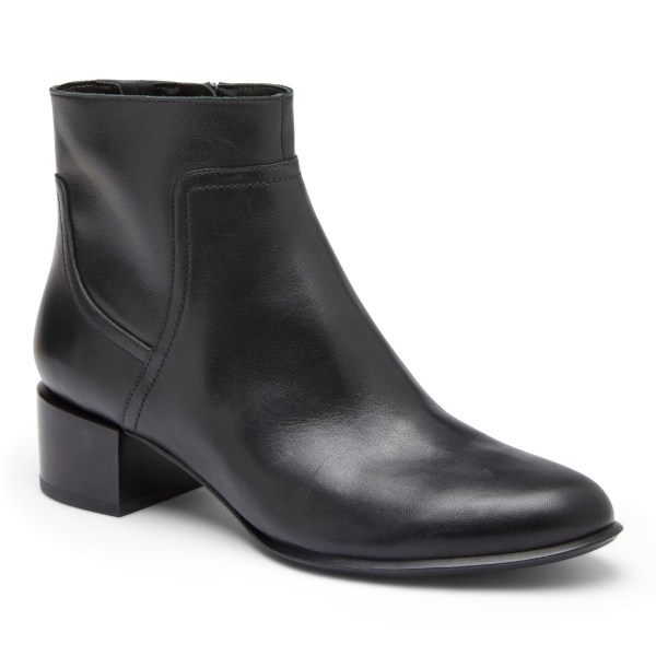 Vionic Ankle Boots Ireland - Kamryn Ankle Boot Black - Womens Shoes On Sale | QGMAE-7804